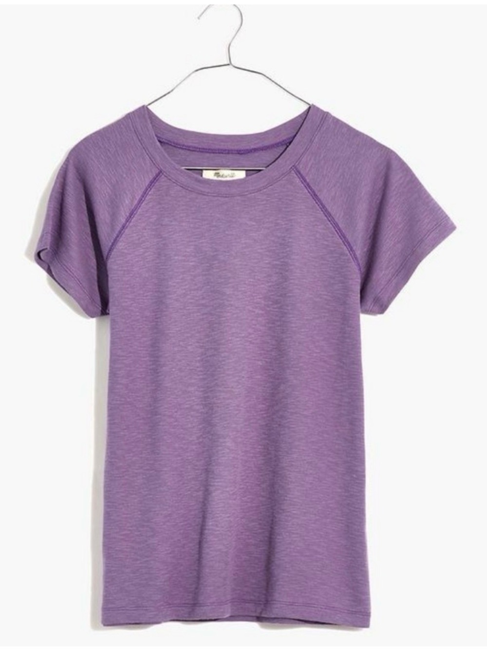 EUC Madewell Westville Raglan Tee In Lavender